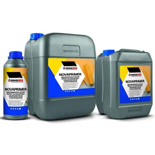 Novamix Novaprimer αστάρι απορροφ. επιφ. 20 ltr διάφανο