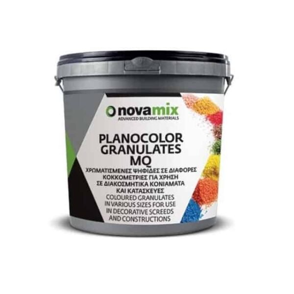 Novamix Planocolor Granulates MQ50 χαλαζιακή ψηφίδα River Grey 25κιλ