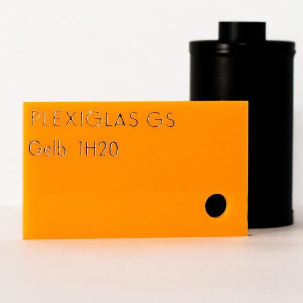 PlexiGlas Rohm GS κίτρινο 1H20 3mm 152.5X203cm