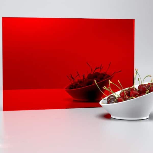 Καθρέπτης Plexiglass EUMirror 3mm 50cm X 50cm Light Red ΟΕΜ