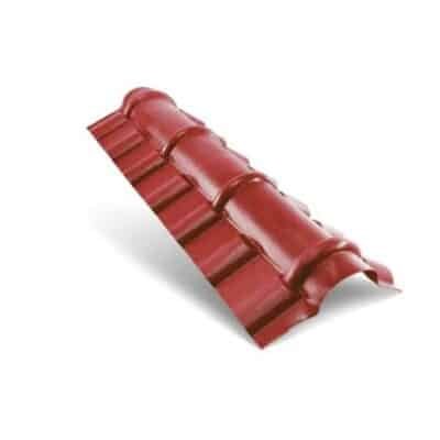 Κορφιάς κόκκινος πλαστικού κεραμιδιού 107.5 Χ 40cm