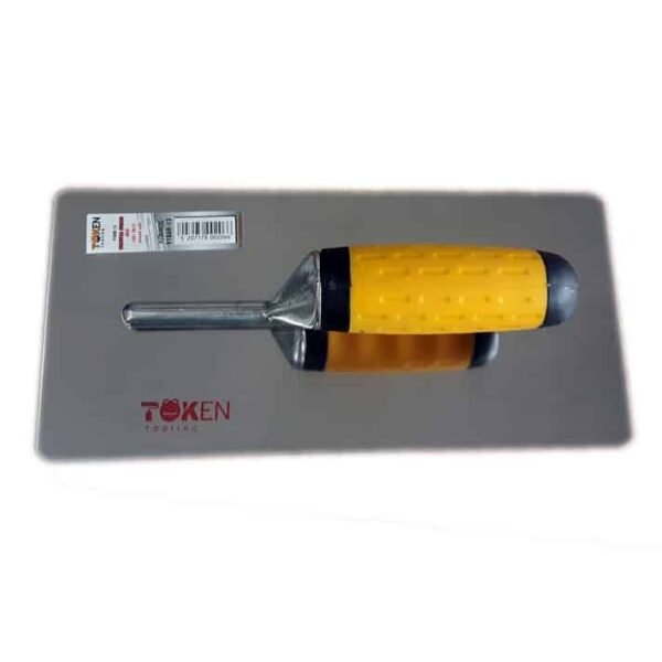 Σπάτουλα οβάλ Inox 28X13 μαλακή λαβή Token