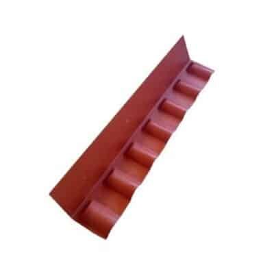 Τερματικό πίσω τοίχου κόκκινου πλαστικού κεραμιδιού 103cm