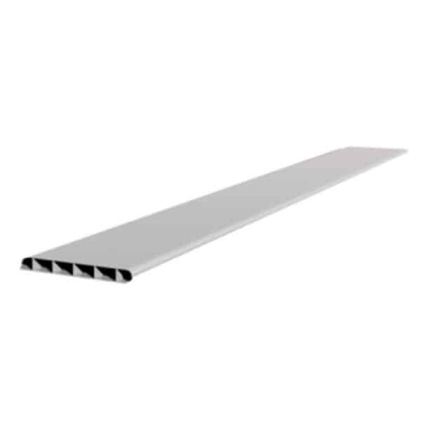 PVC glass block end profile white 2.60m OEM