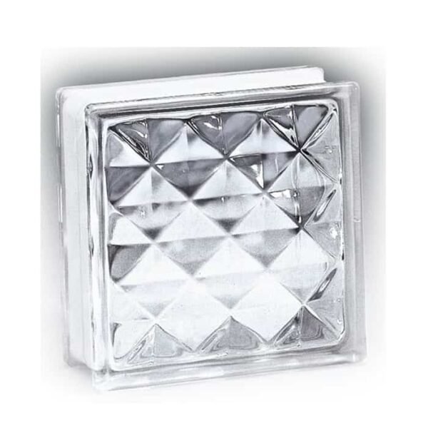 Υαλότουβλο diamond άχρωμο 19Χ19Χ8 OEM