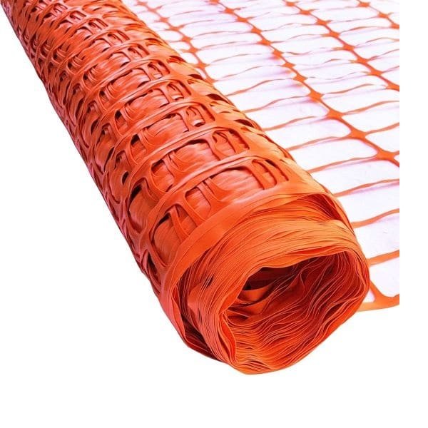 Rectangular Mesh Grid Orange marking grid 1X50m rectangular mesh