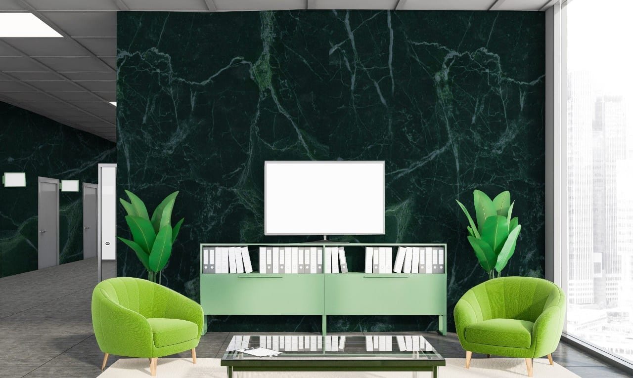 India Pvc Wall PVC Wall Panel 2.8mm 501 Verde India 122cmX280cm