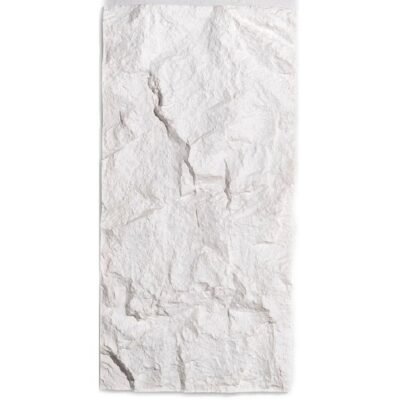 PU Rock Wall 3D Panel Vesuvious White 120x60x5.6cm 1-3800-4