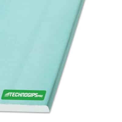 Γυψοσανίδα άνθυγρη Type H2 Technogips 2500X1200 πάχος 12.5mm