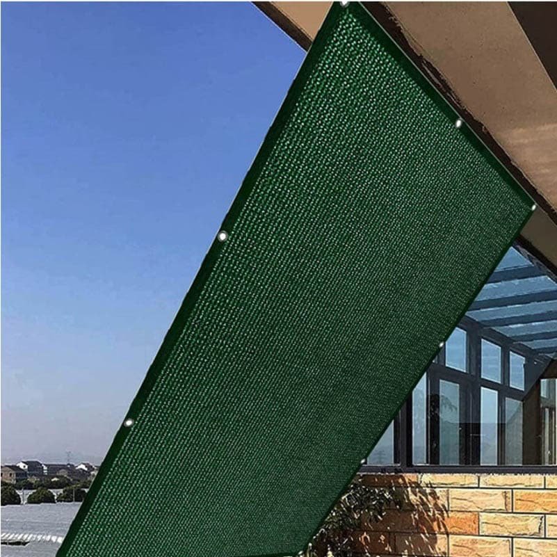 Δίχτυ σκίασης με κρίκους 90% πράσινο 125g/m2 3X4m