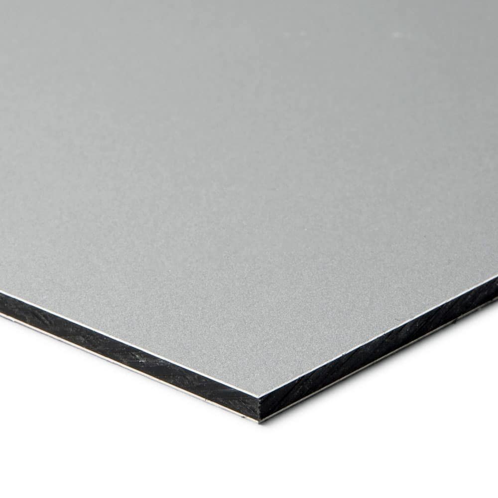 Etalbond OEM Τουρκίας 4mm 0.30mm μεταλλικό σκούρο γκρι - χρώμα 150Χ320