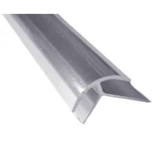 Τελείωμα προφίλ εξωτερικής γωνίας για PVC Panels ασημί 280cm