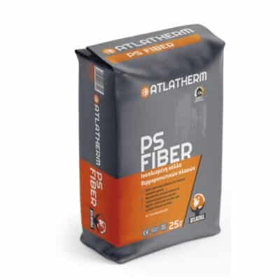 Atlacoll κόλλα θερμοπρόσοψης Atlatherm PS Fiber λευκή 25 kg